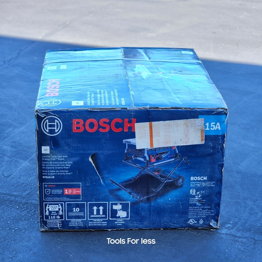 15 Amp Corded 10 in. Jobsite Table Saw with Gravity Rise Stand (GTS15-10) 15 Amp Corded 10 in. Jobsite Table Saw with Gravity Rise Stand (GTS15-10)